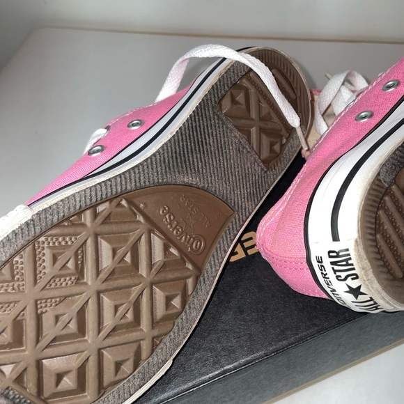 CONVERSE ALL STAR  CHUCK TAYLOR 3J238 PINK CANVAS CASUAL YOUTH SHOE SIZE 3 - Picture 8 of 9